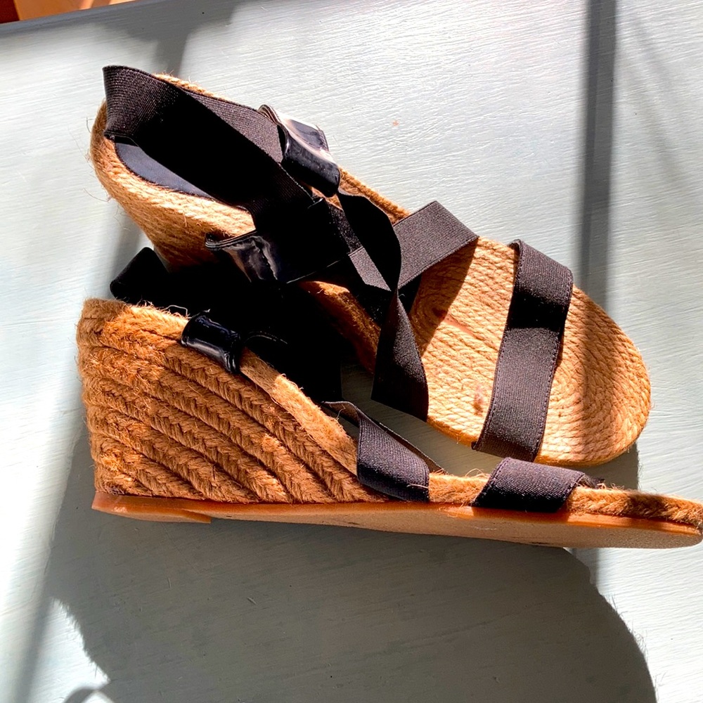 Eric Michael strappy summer wedges